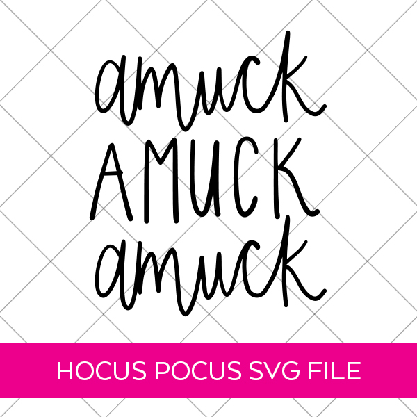 Hocus Pocus Shirt with Amuck Amuck Amuck SVG by DIY Vacation Shirts