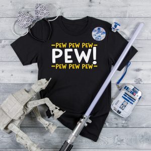 Pew Pew Pew Star Wars Shirt DIY with SVG Cut File