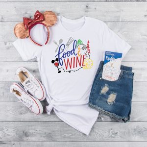 EPCOT Food & Wine Shirt made with SVG from DIY Vacation Shirts