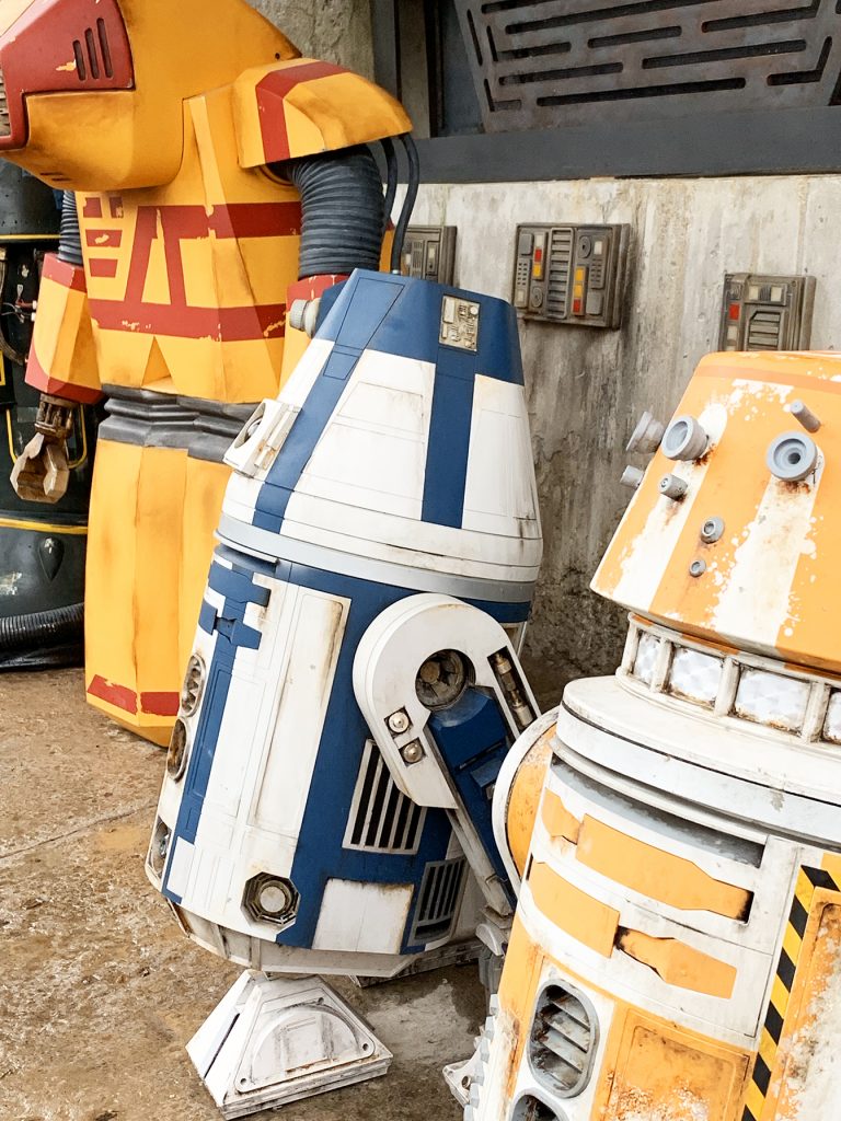 Star wars droids at galaxy's edge