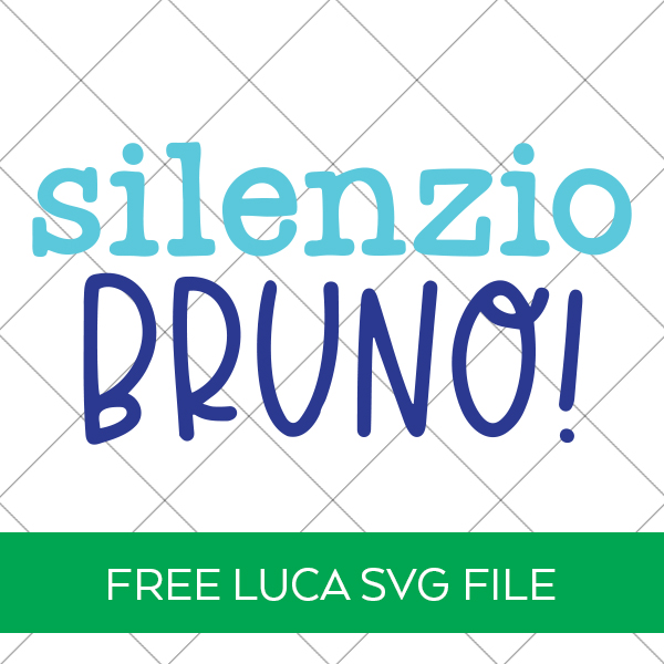 Free Silenzio Bruno SVG File from Luca